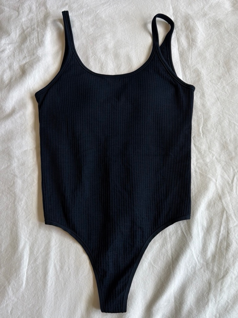 lululemon athletica Black Ribbed Kids One-Piece Bodysuit